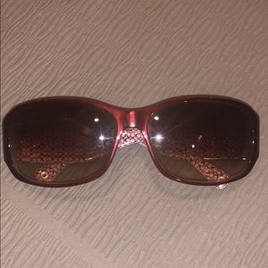 EUC Coach Rhonda Burgundy (S831) Sunglasses